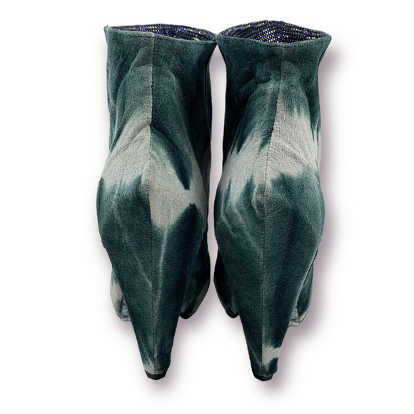 ❌SOLD❌ BRAND NEW 2011 Couture IRREGULAR CHOICE tie dye platform hexagonal boots - Picture 10 of 14